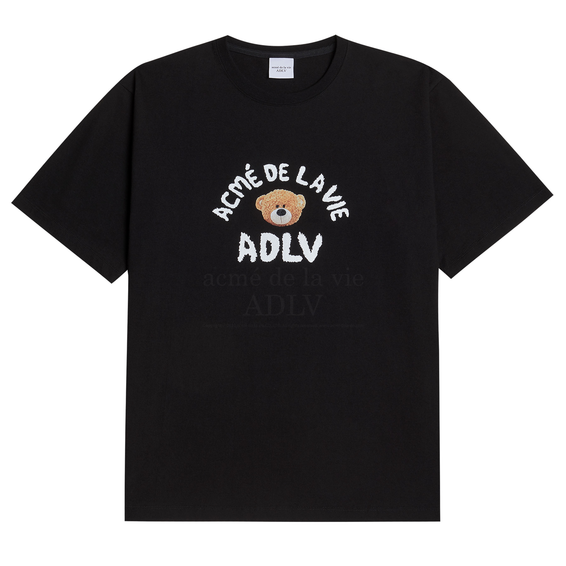 ADLV-[아크메드라비] TEDDY BEAR (BEAR DOLL) SHORT SLEEVE T-SHIRT BLACK