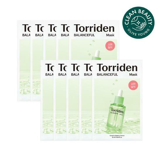 【限定優惠】Torriden Balanceful Centella Asiatica Extract Serum Mask 積雪草保濕鎮靜面膜 一盒10片 (預計5月尾至6月初到貨)