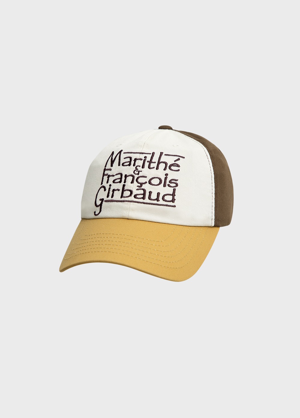 韓國MARITHE FRANCOIS GIRBAUD - MFG X JERUSALEM SANDALS LOGO BALL CAP brown