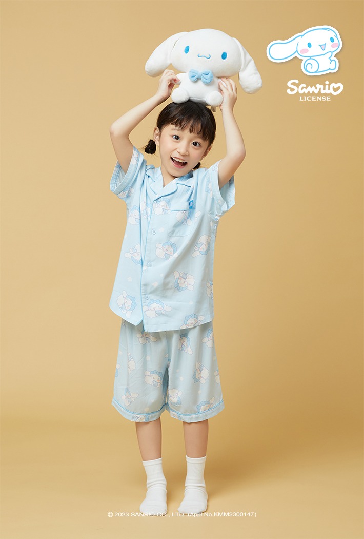 韓國 SPAO X SANRIO CINNAMOROLL 玉桂狗 Short Sleeve Pajamas (BLUE) 【12/3 供應商陸續出貨】