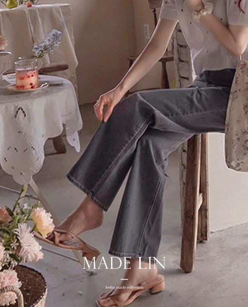 leelin - [[신상특가 6천원 할인]MADE LIN클로이즈 절개포인트 맵시핏 데일리 팬츠[size:S,M,L,XL]]♡韓國女裝褲