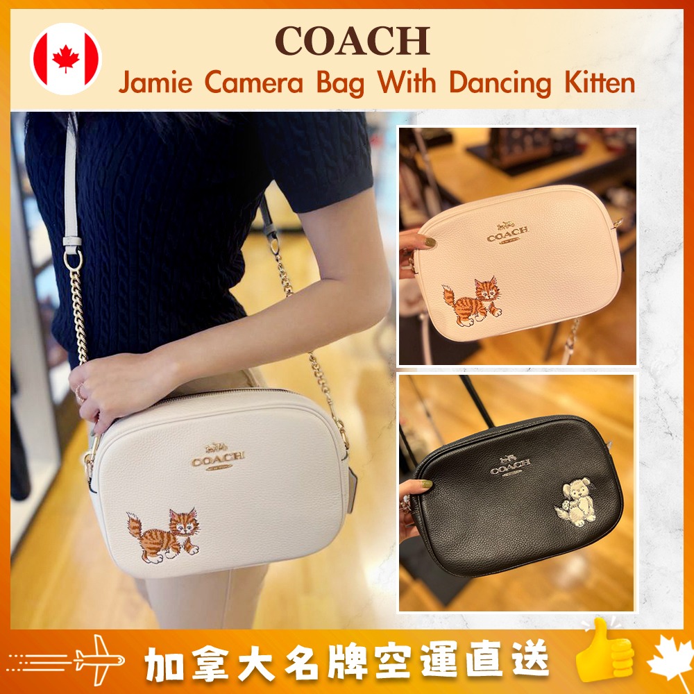 【加拿大空運直送】Coach Jamie Camera Bag With Dancing Kitten